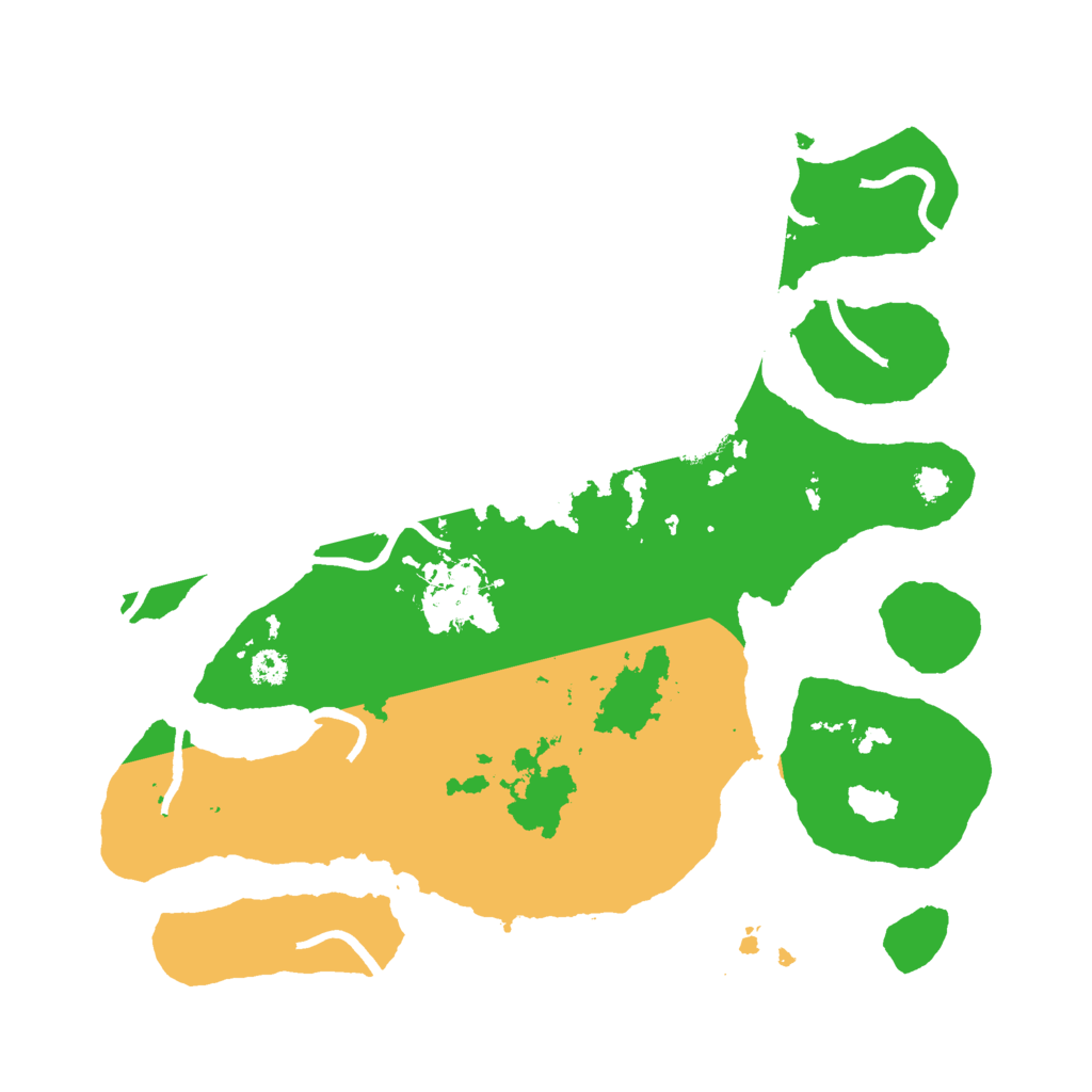 Biome Rust Map: Procedural Map, Size: 3000, Seed: 975283