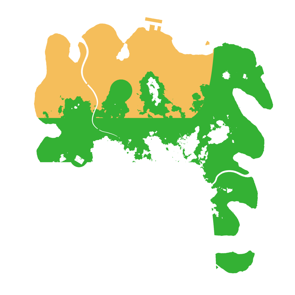 Biome Rust Map: Procedural Map, Size: 3500, Seed: 1472967101