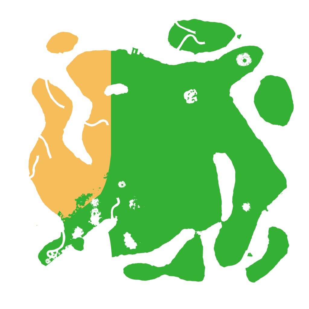 Biome Rust Map: Procedural Map, Size: 3300, Seed: 414586901