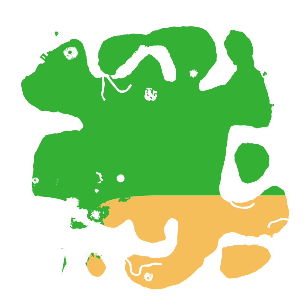 Biome Rust Map: Procedural Map, Size: 3500, Seed: 411847360