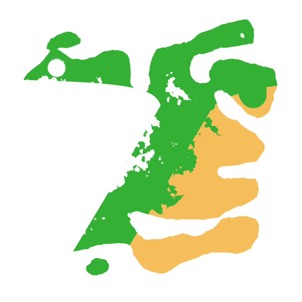 Biome Rust Map: Barren, Size: 3000, Seed: 848260