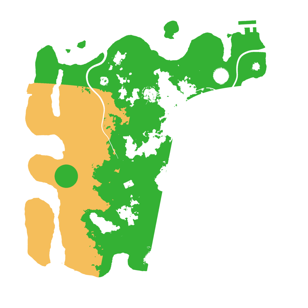 Biome Rust Map: Procedural Map, Size: 3500, Seed: 1425362999