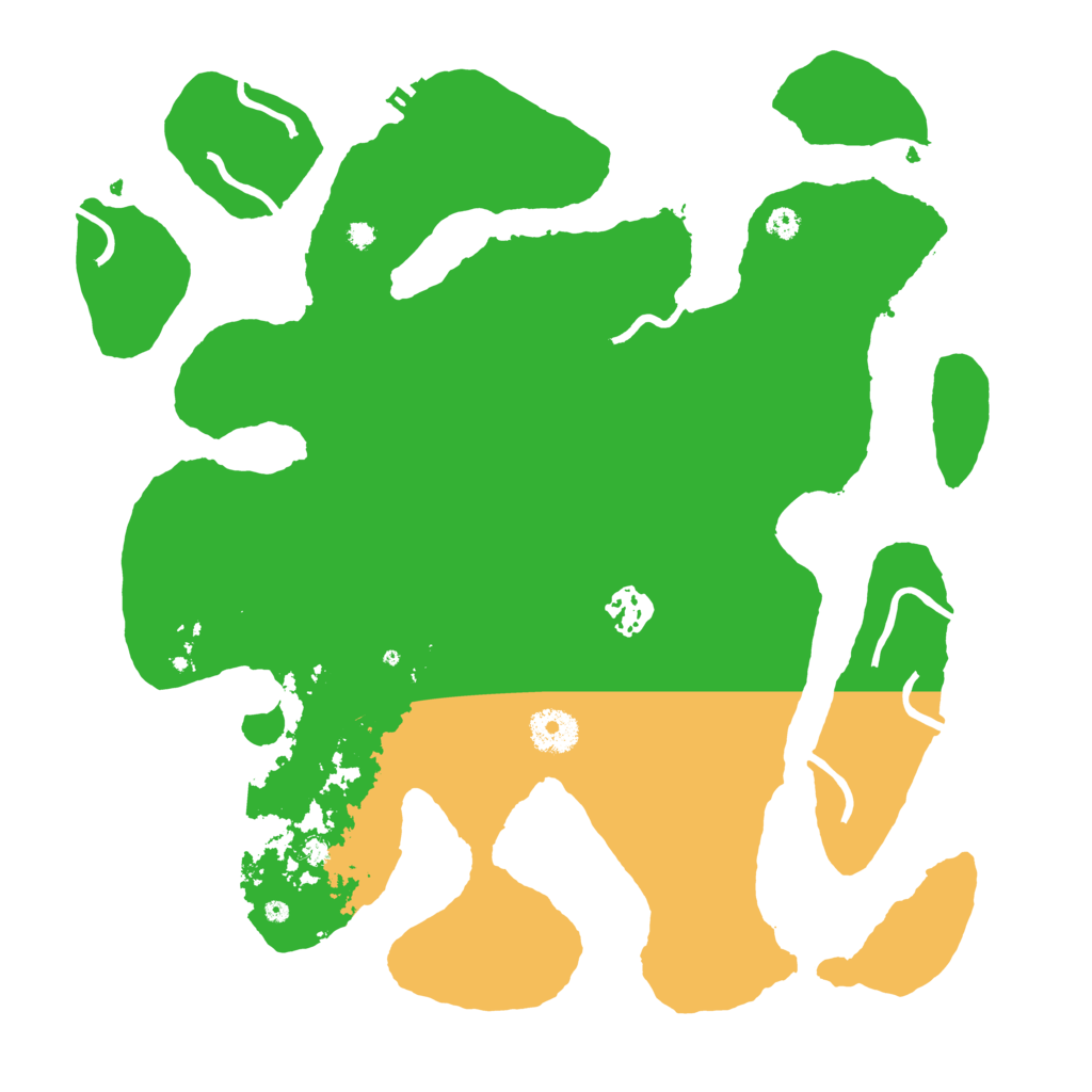 Biome Rust Map: Procedural Map, Size: 3500, Seed: 938499381