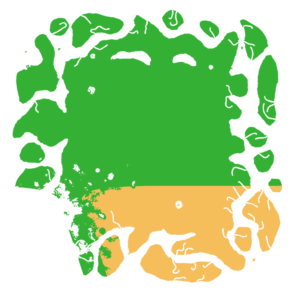 Biome Rust Map: Procedural Map, Size: 6000, Seed: 95