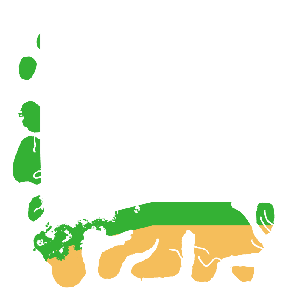 Biome Rust Map: Procedural Map, Size: 4607, Seed: 1