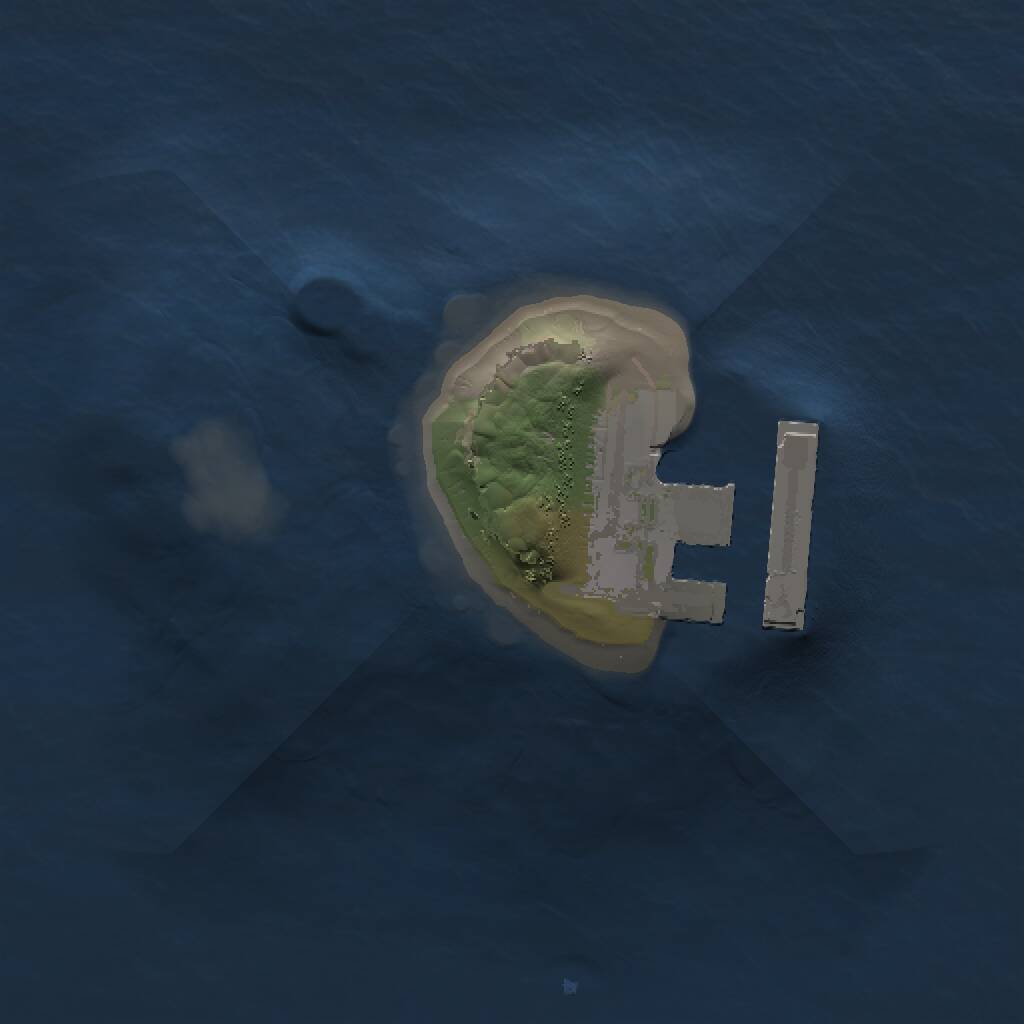 Rust Map: Procedural Map, Size: 1000, Seed: 2341, 2 Monuments