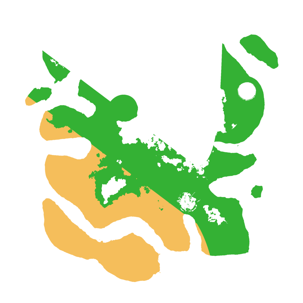 Biome Rust Map: Barren, Size: 3000, Seed: 490376