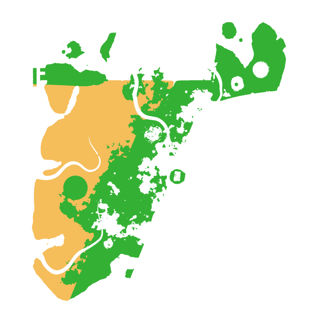 Biome Rust Map: Procedural Map, Size: 3500, Seed: 444576634