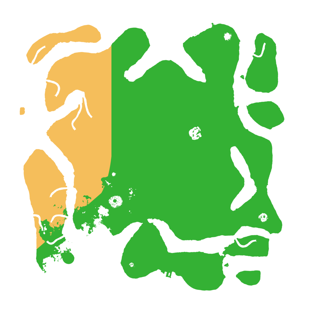 Biome Rust Map: Procedural Map, Size: 3700, Seed: 247865