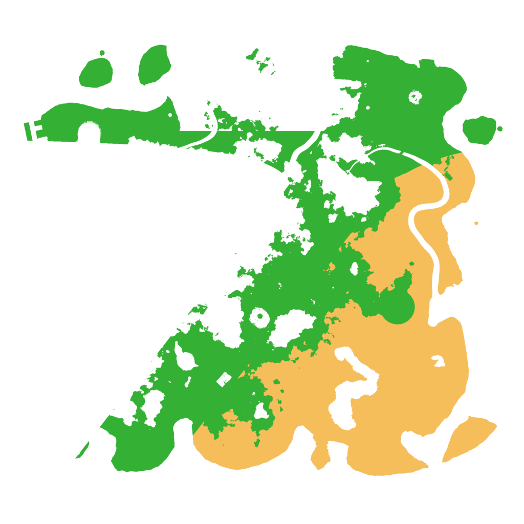 Biome Rust Map: Procedural Map, Size: 4000, Seed: 84564931