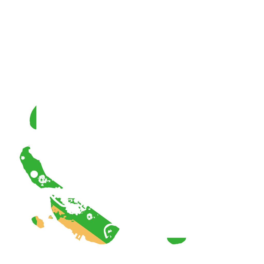 Biome Rust Map: Procedural Map, Size: 3200, Seed: 987654