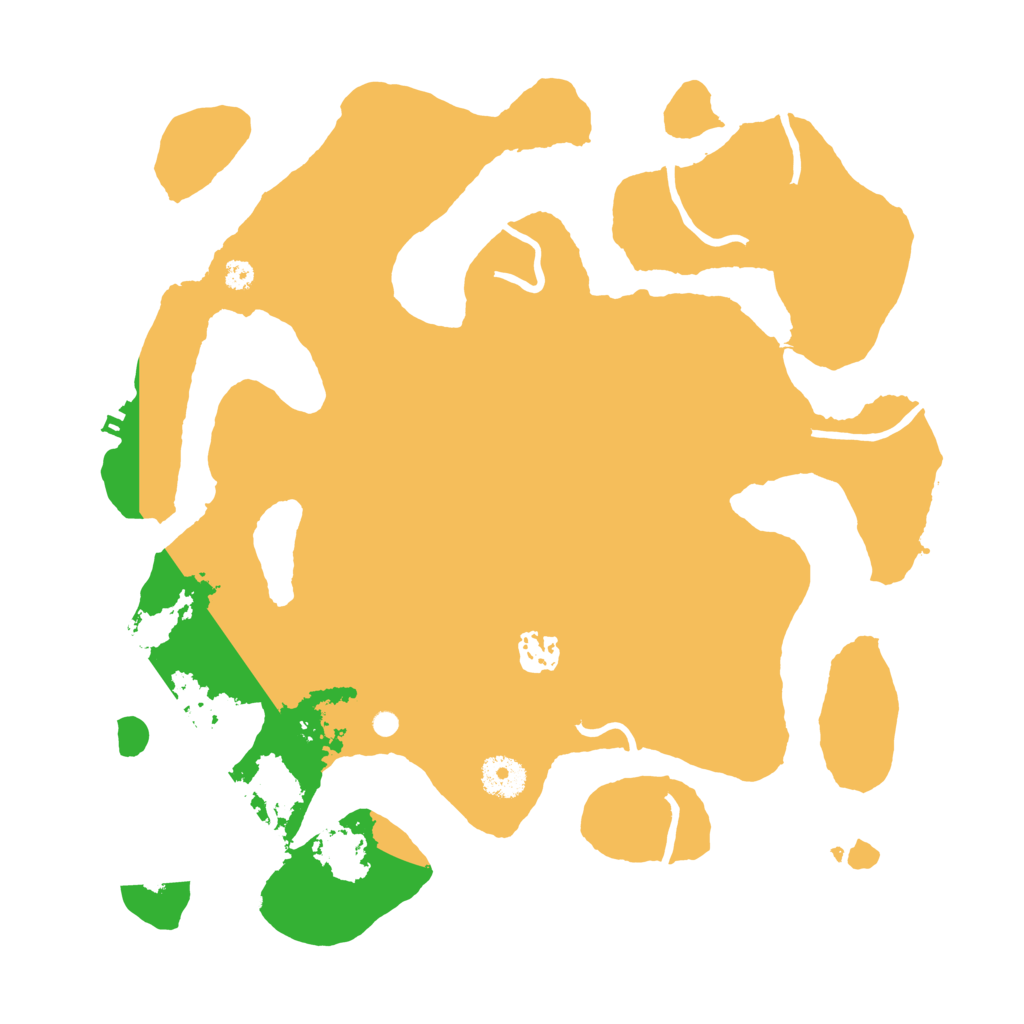 Biome Rust Map: Procedural Map, Size: 3550, Seed: 901399