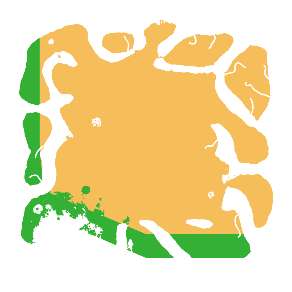 Biome Rust Map: Procedural Map, Size: 4500, Seed: 708807618