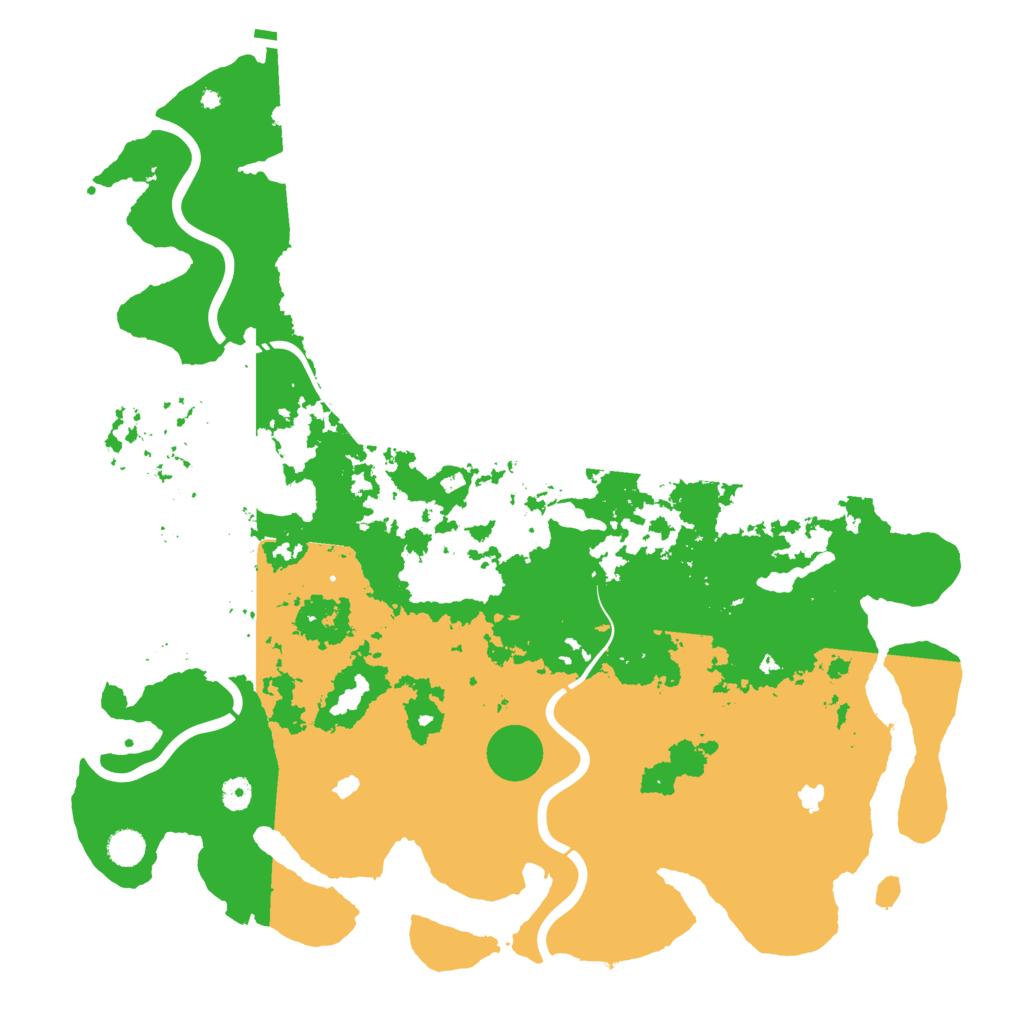 Biome Rust Map: Procedural Map, Size: 4800, Seed: 468