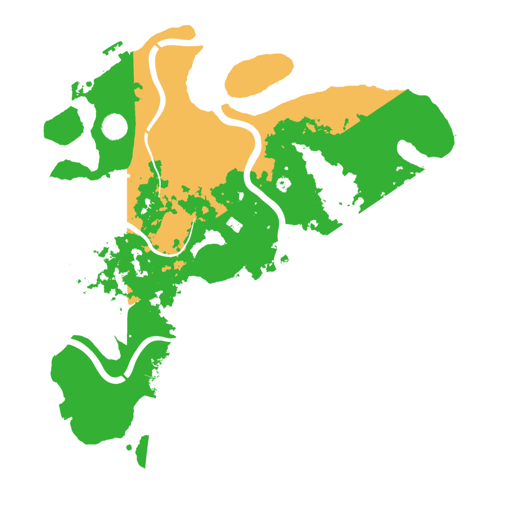 Biome Rust Map: Procedural Map, Size: 3550, Seed: 573336