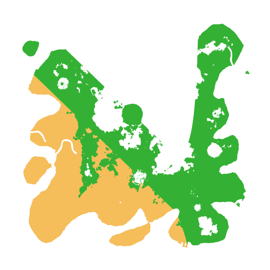 Biome Rust Map: Procedural Map, Size: 3500, Seed: 20362760