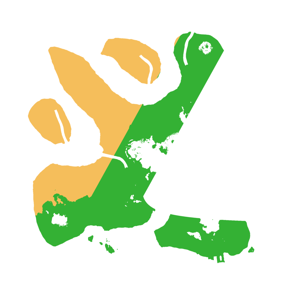 Biome Rust Map: Procedural Map, Size: 2500, Seed: 23429834