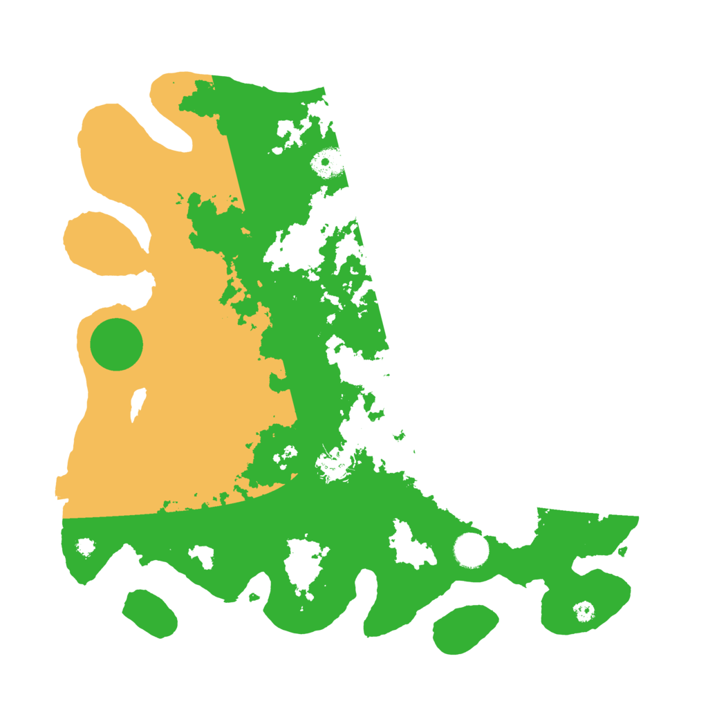 Biome Rust Map: Procedural Map, Size: 3550, Seed: 94237