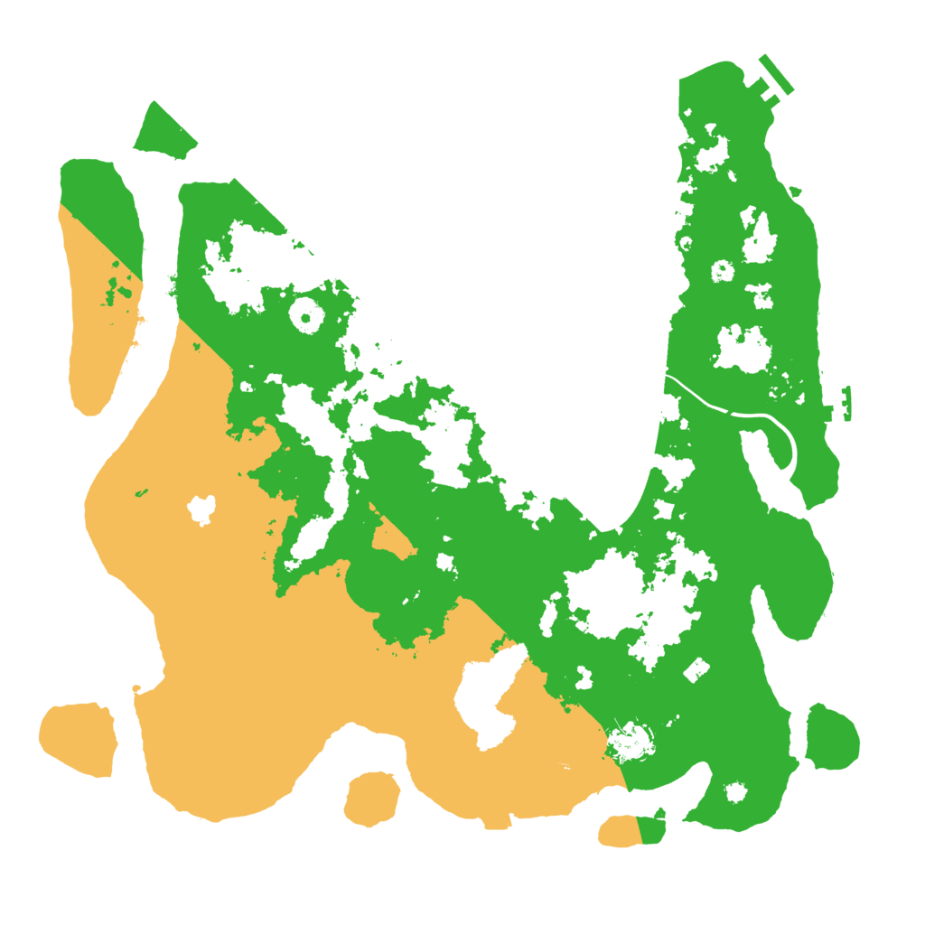 Biome Rust Map: Procedural Map, Size: 4000, Seed: 1289137792