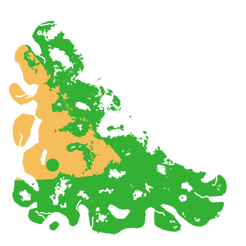 Biome Rust Map: Procedural Map, Size: 5000, Seed: 600345