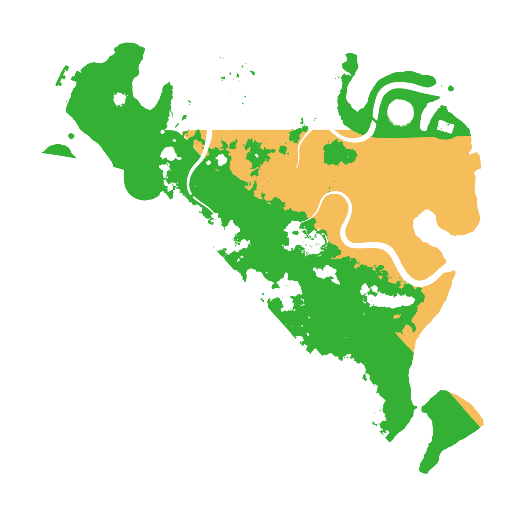 Biome Rust Map: Procedural Map, Size: 3500, Seed: 1902179633