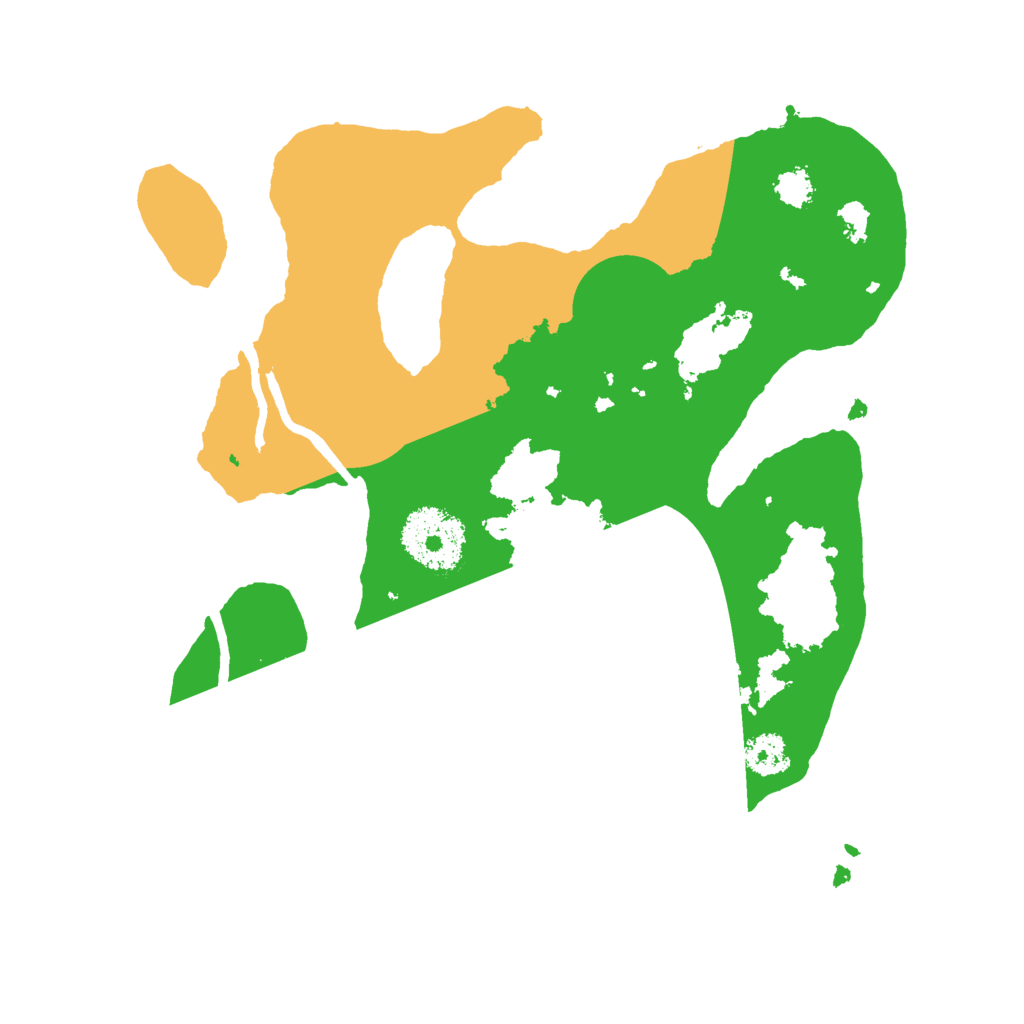 Biome Rust Map: Procedural Map, Size: 2500, Seed: 50326