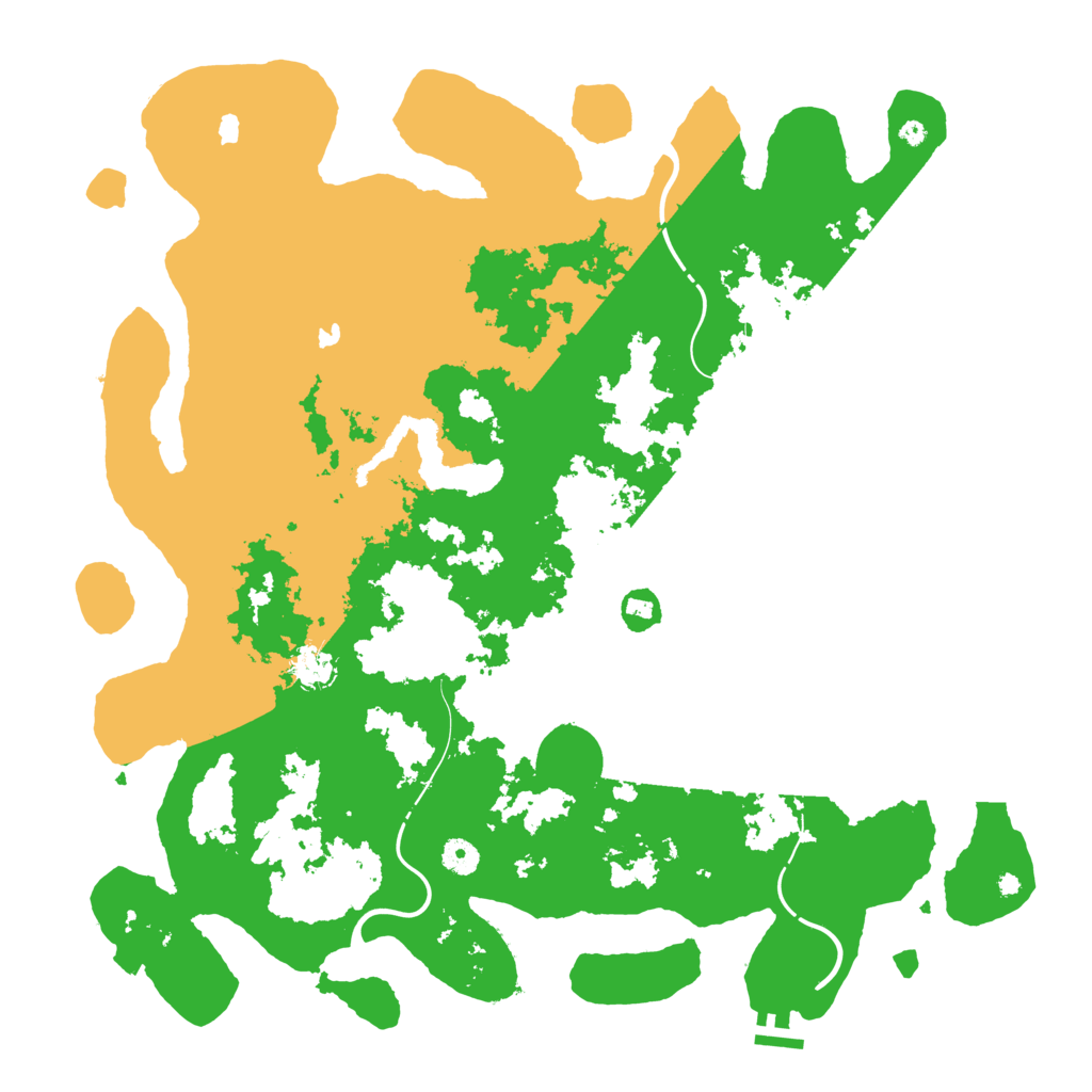 Biome Rust Map: Procedural Map, Size: 4500, Seed: 45000