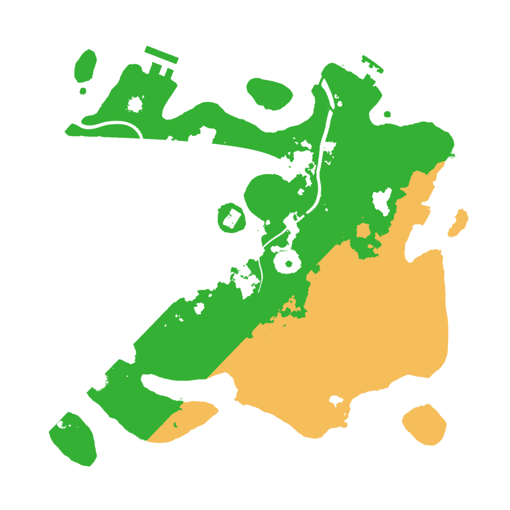 Biome Rust Map: Procedural Map, Size: 3000, Seed: 483076525