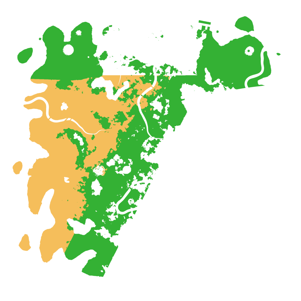 Biome Rust Map: Procedural Map, Size: 5000, Seed: 1099864585