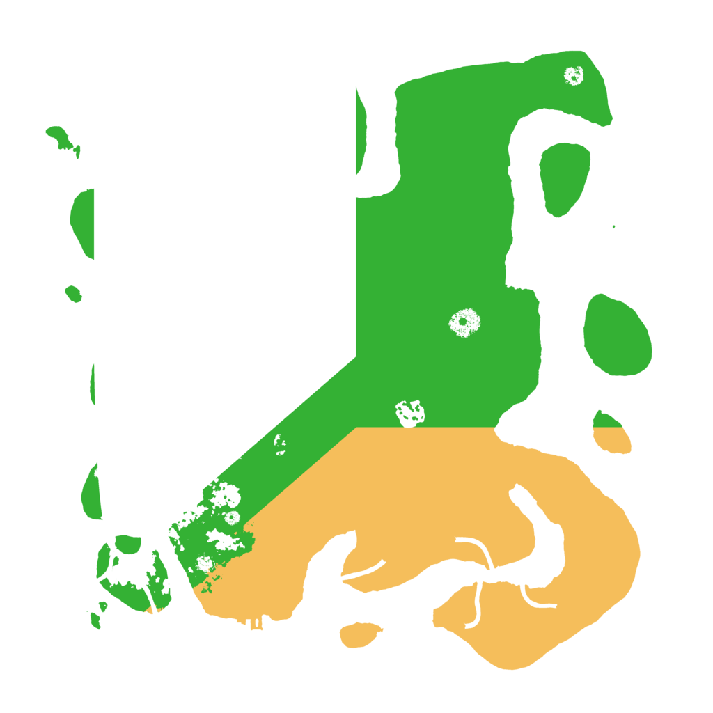 Biome Rust Map: Procedural Map, Size: 3700, Seed: 1279265014