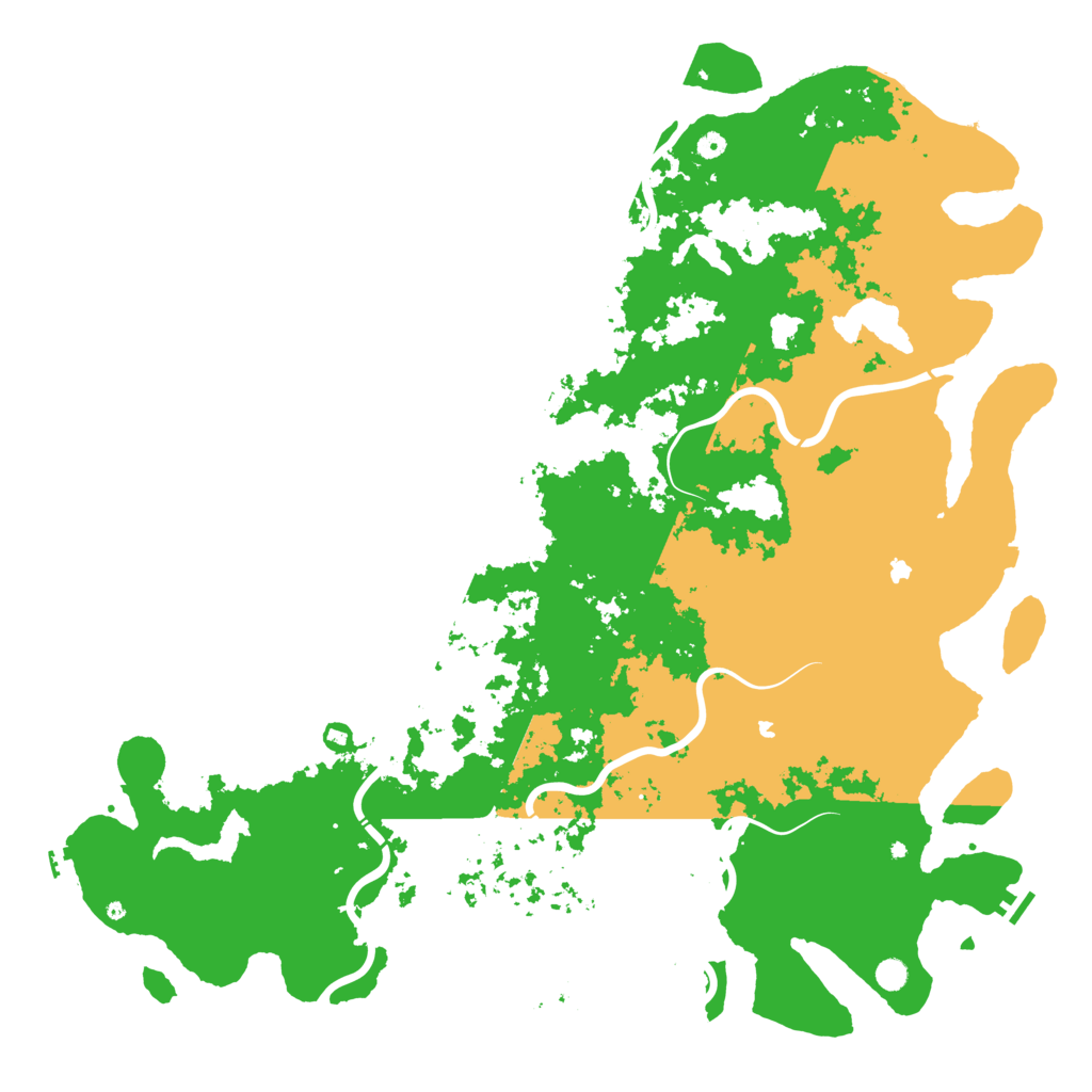 Biome Rust Map: Procedural Map, Size: 6000, Seed: 734651946