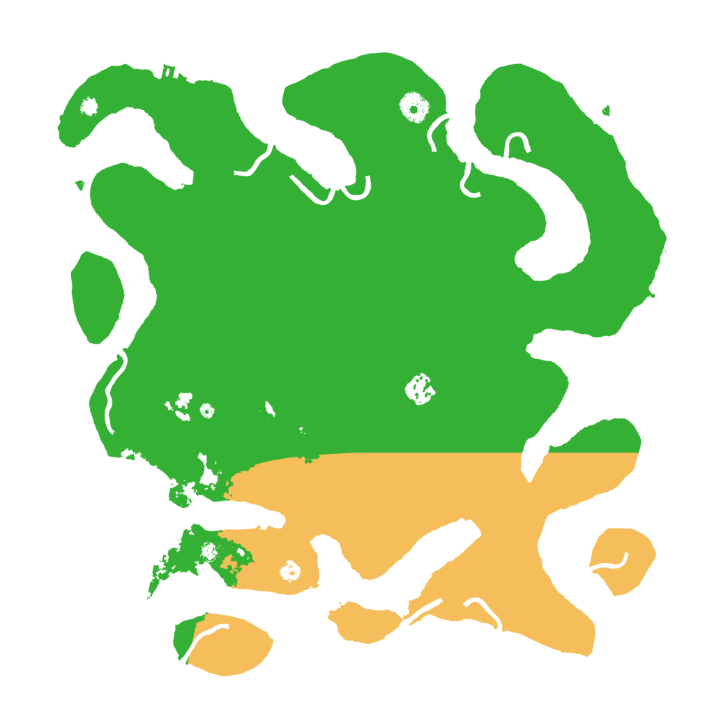 Biome Rust Map: Procedural Map, Size: 3700, Seed: 737278961