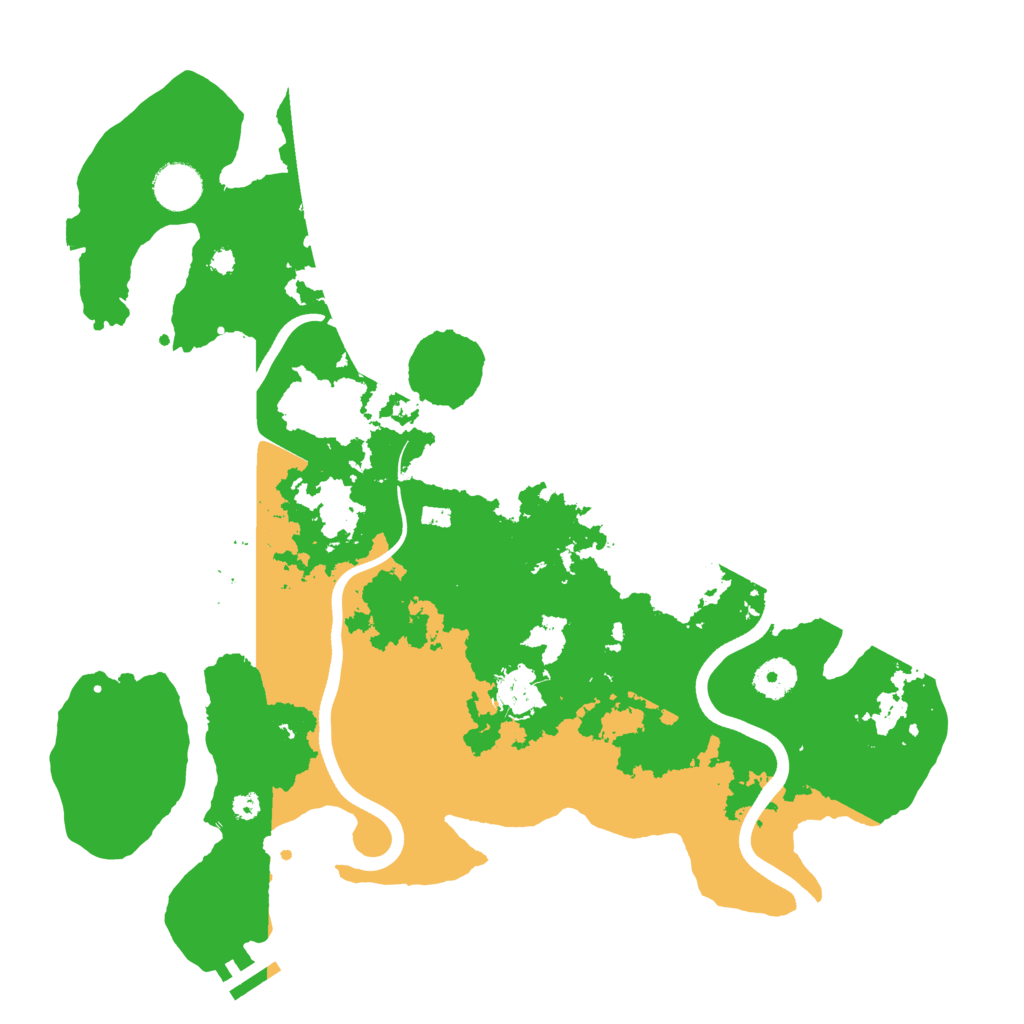 Biome Rust Map: Procedural Map, Size: 3750, Seed: 841737745