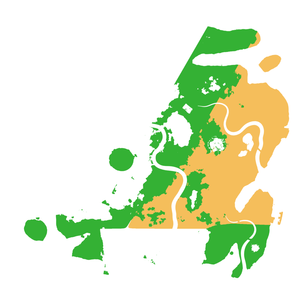 Biome Rust Map: Procedural Map, Size: 3500, Seed: 358564638