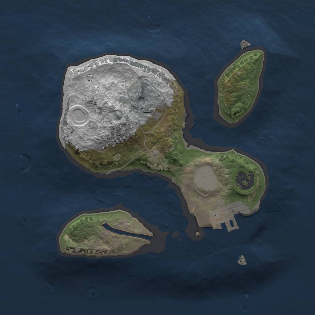 Rust Map: Procedural Map, Size: 1700, Seed: 86988710, 6 Monuments