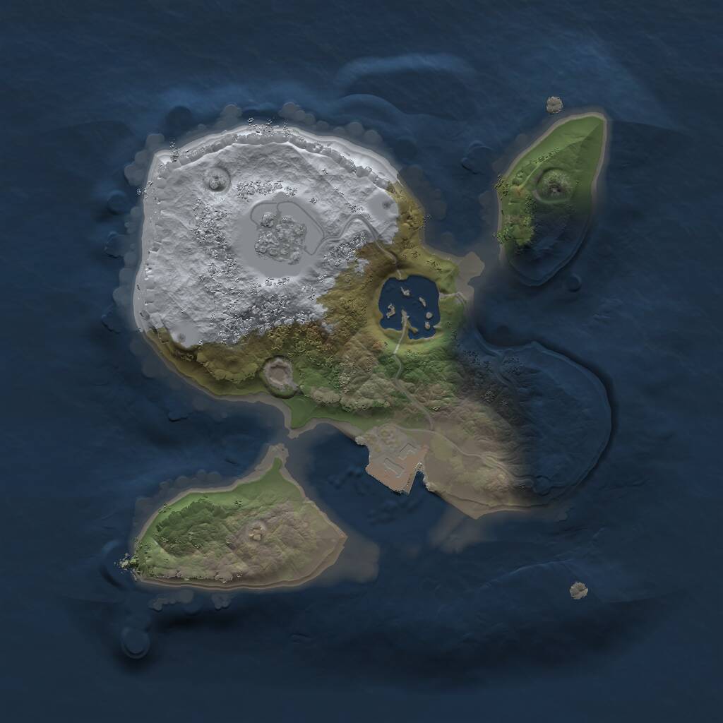 Rust Map: Procedural Map, Size: 1700, Seed: 86988710, 3 Monuments