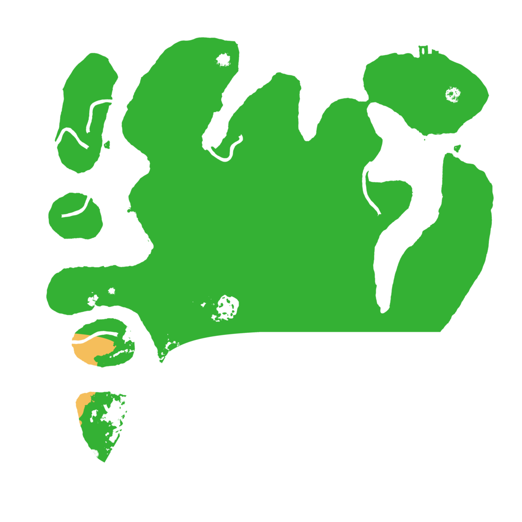 Biome Rust Map: Procedural Map, Size: 3500, Seed: 580274362