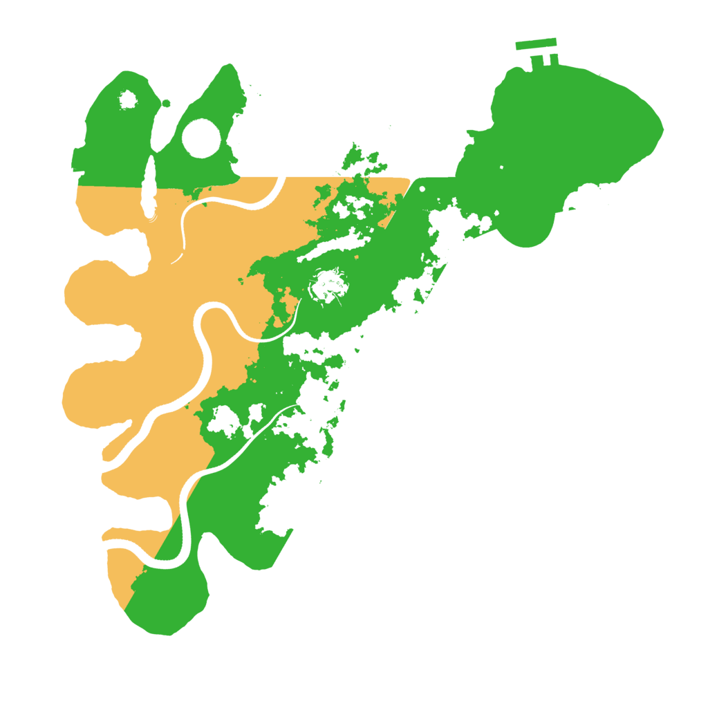 Biome Rust Map: Procedural Map, Size: 3500, Seed: 580274362