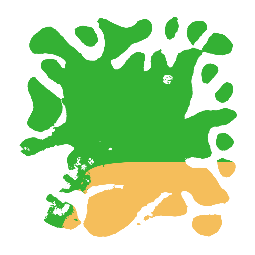 Biome Rust Map: Barren, Size: 4000, Seed: 66368695