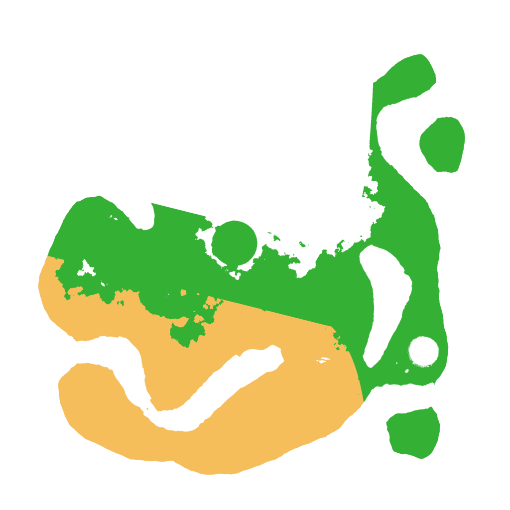 Biome Rust Map: Barren, Size: 3000, Seed: 616880