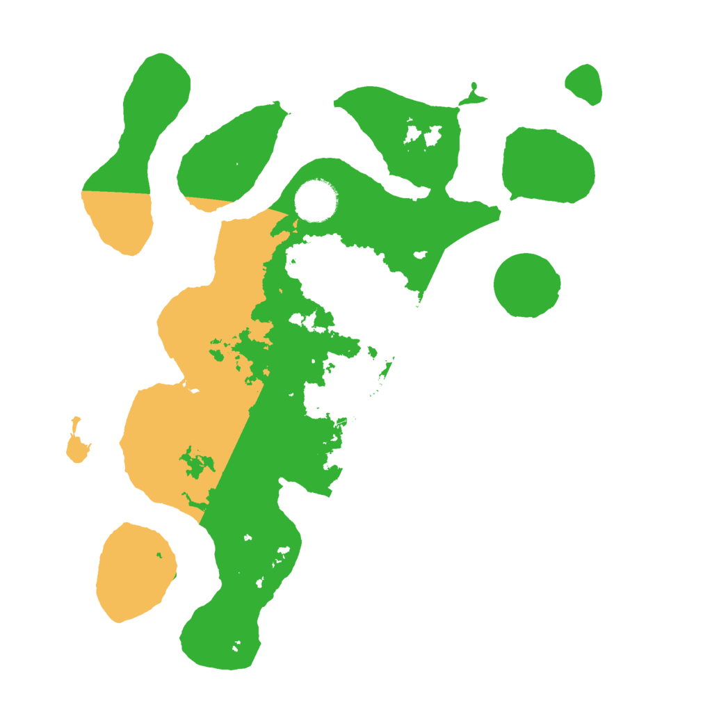 Biome Rust Map: Barren, Size: 3000, Seed: 787908
