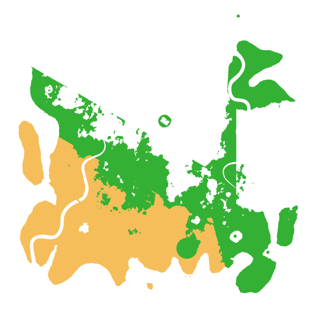 Biome Rust Map: Procedural Map, Size: 4000, Seed: 2548