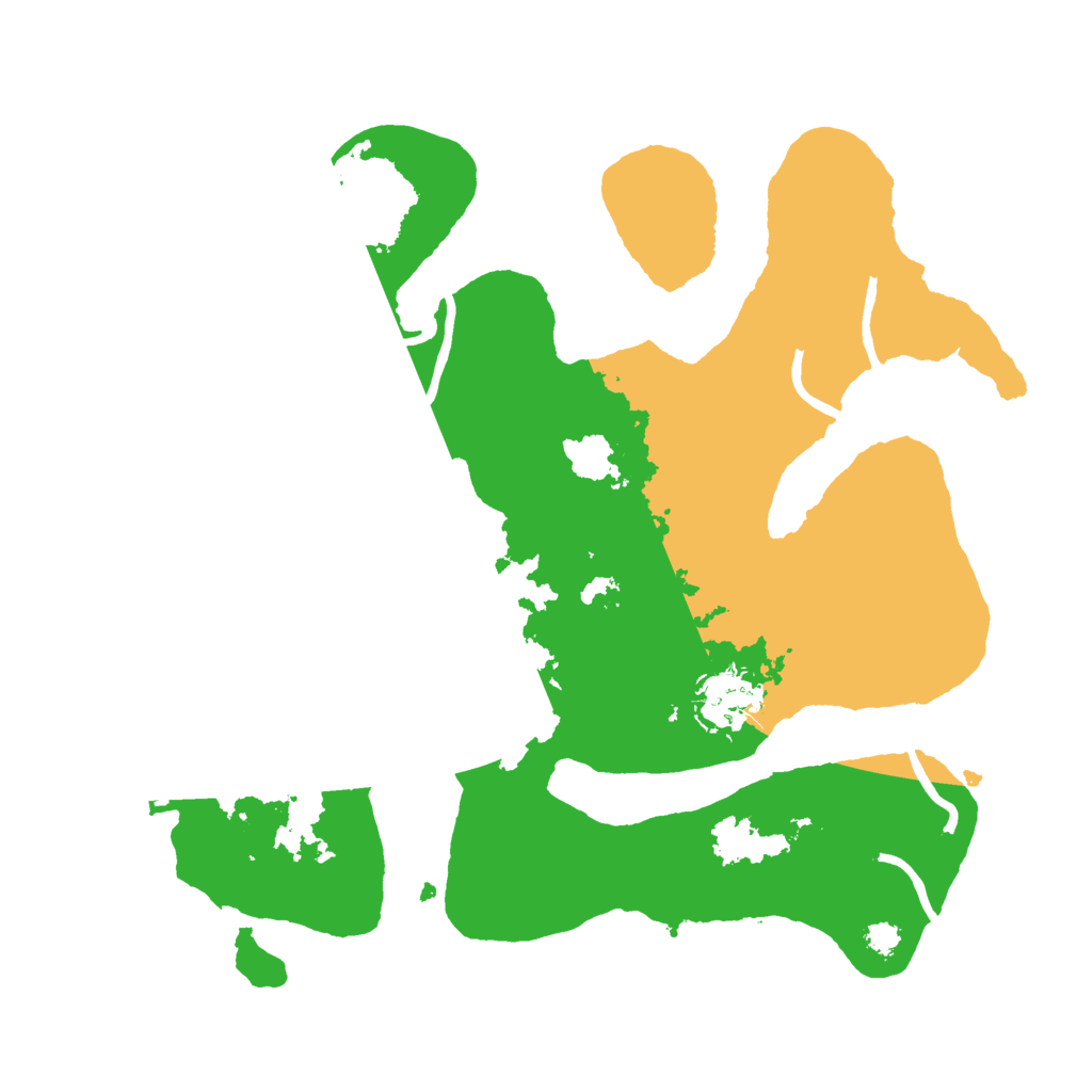 Biome Rust Map: Procedural Map, Size: 3000, Seed: 904062571