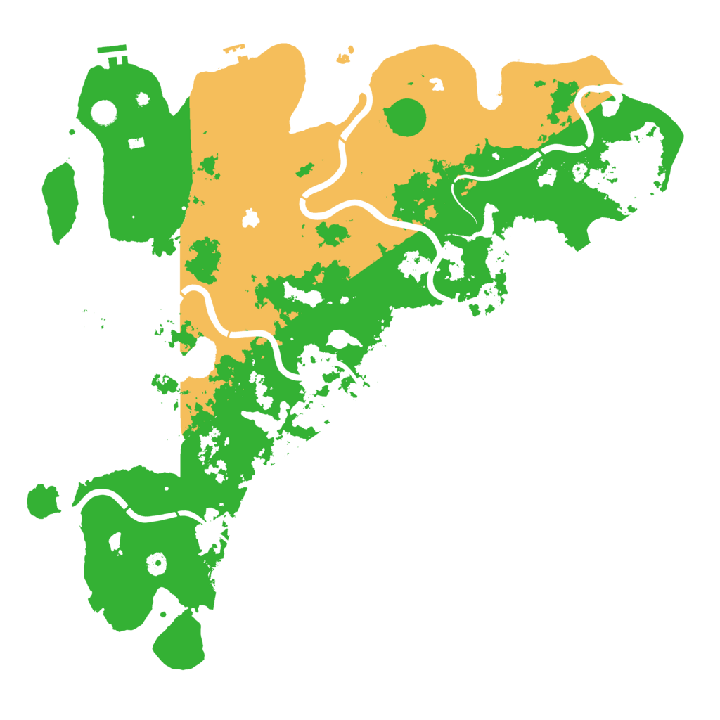 Biome Rust Map: Procedural Map, Size: 5000, Seed: 24722396