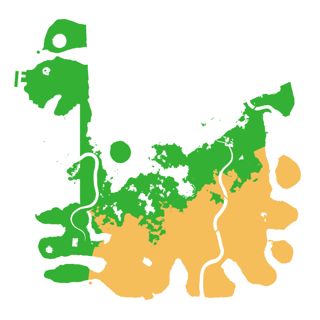 Biome Rust Map: Procedural Map, Size: 4050, Seed: 1445455878