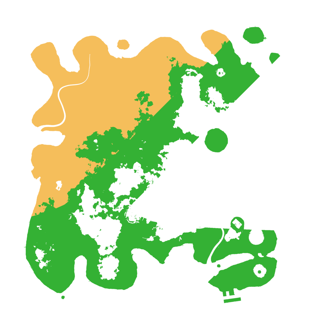 Biome Rust Map: Procedural Map, Size: 3700, Seed: 6662137