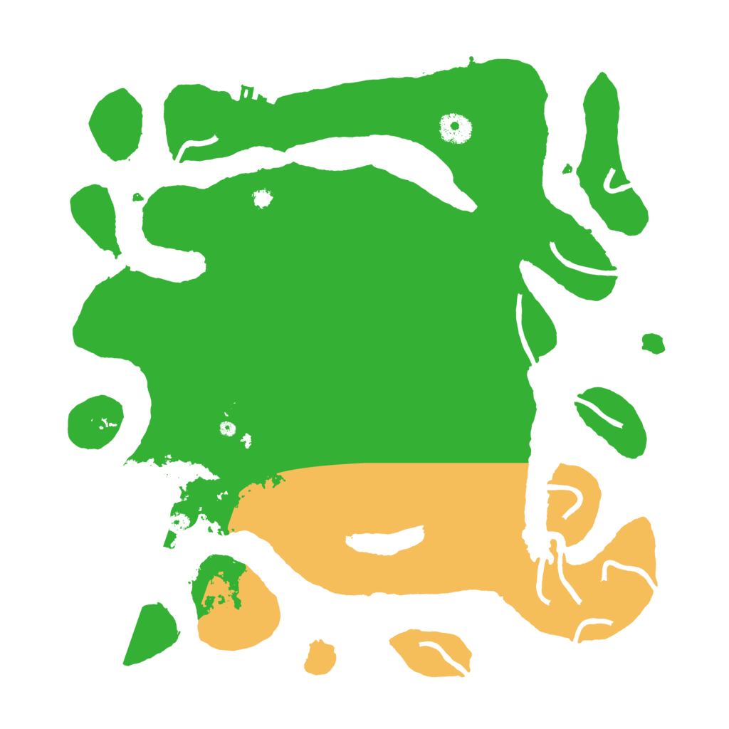 Biome Rust Map: Procedural Map, Size: 3500, Seed: 1278321653