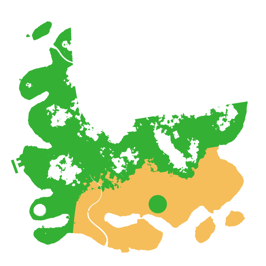 Biome Rust Map: Procedural Map, Size: 3850, Seed: 286505600