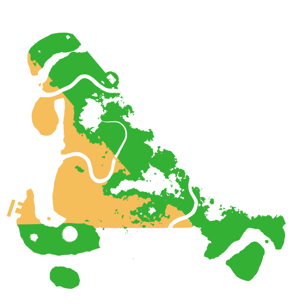 Biome Rust Map: Procedural Map, Size: 3500, Seed: 3455123