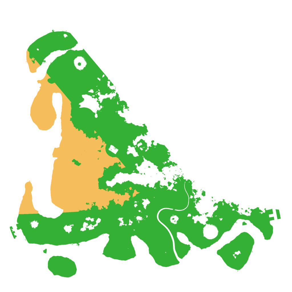 Biome Rust Map: Procedural Map, Size: 3500, Seed: 3455123